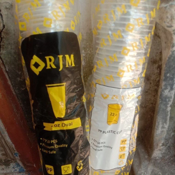 HARGA MURAH!CUP 22 OZ RJM DAN CUP 22 OZ OVAL RJM