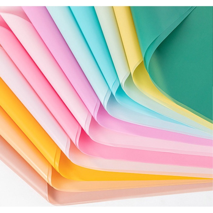 

(20lembar) Kertas Buket Polos / Kertas Buket Bunga / Flower Wraping Paper Full Color
