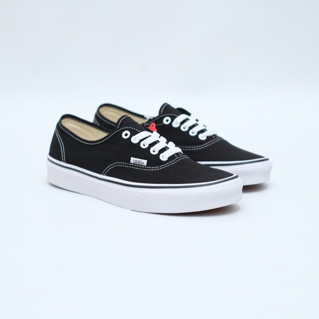Vans Authentic Black White Resmi Navya