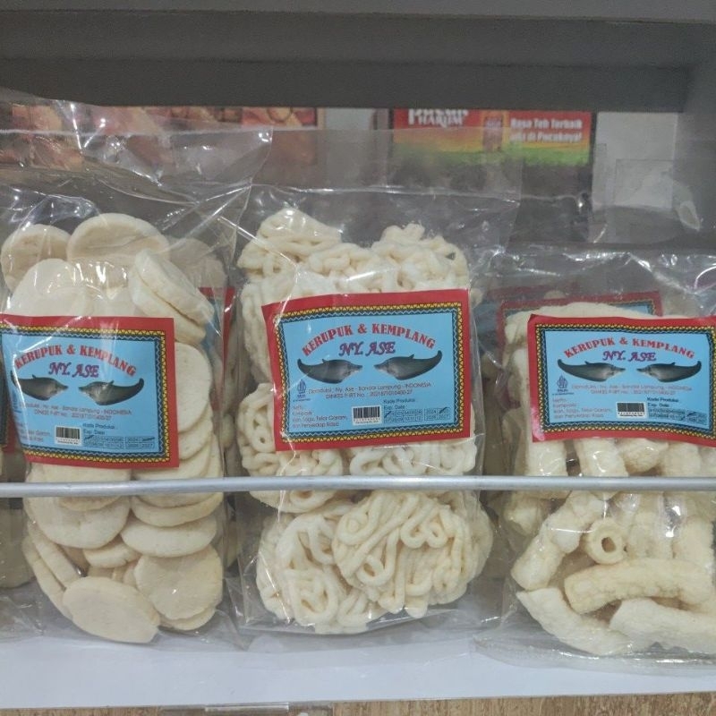 

TERMURAH krupuk khas lampung NY ASE 100% BELIDA ASLI LAMPUNG