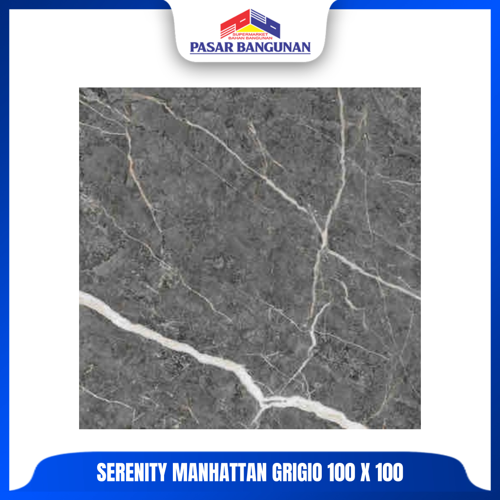 Serenity Granit Manhattan Grigio 100x100