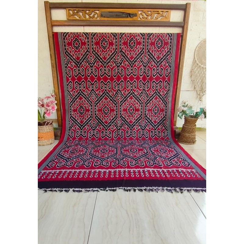 KAIN TENUN ETNIK NUSANTARA, KAIN TENUN BLANKET TRADISIONAL TROSO JEPARA PREMIUM KANDELAN, KAIN TENUN