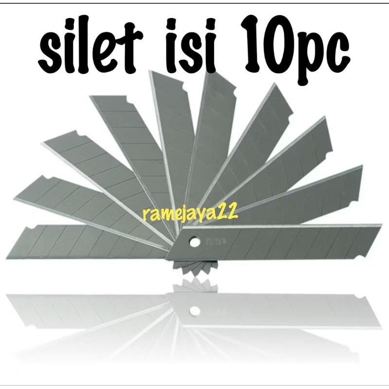 

silet Refill cutter isi silet cuter silet paket packing bubble silet stainless