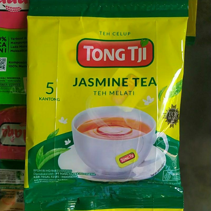 

Teh Celup Sachet Tongji Jasmine Tea/Teh Melati Rencengan 10 bungkus isi 5