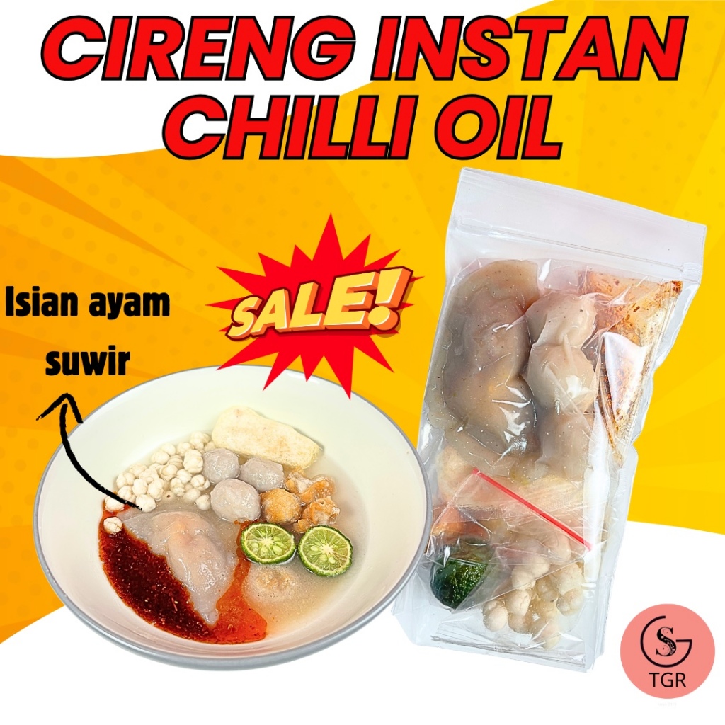 

1 BUNGKUS CIRENG INSTAN KUAH CHILLI OIL FOOD KALDU