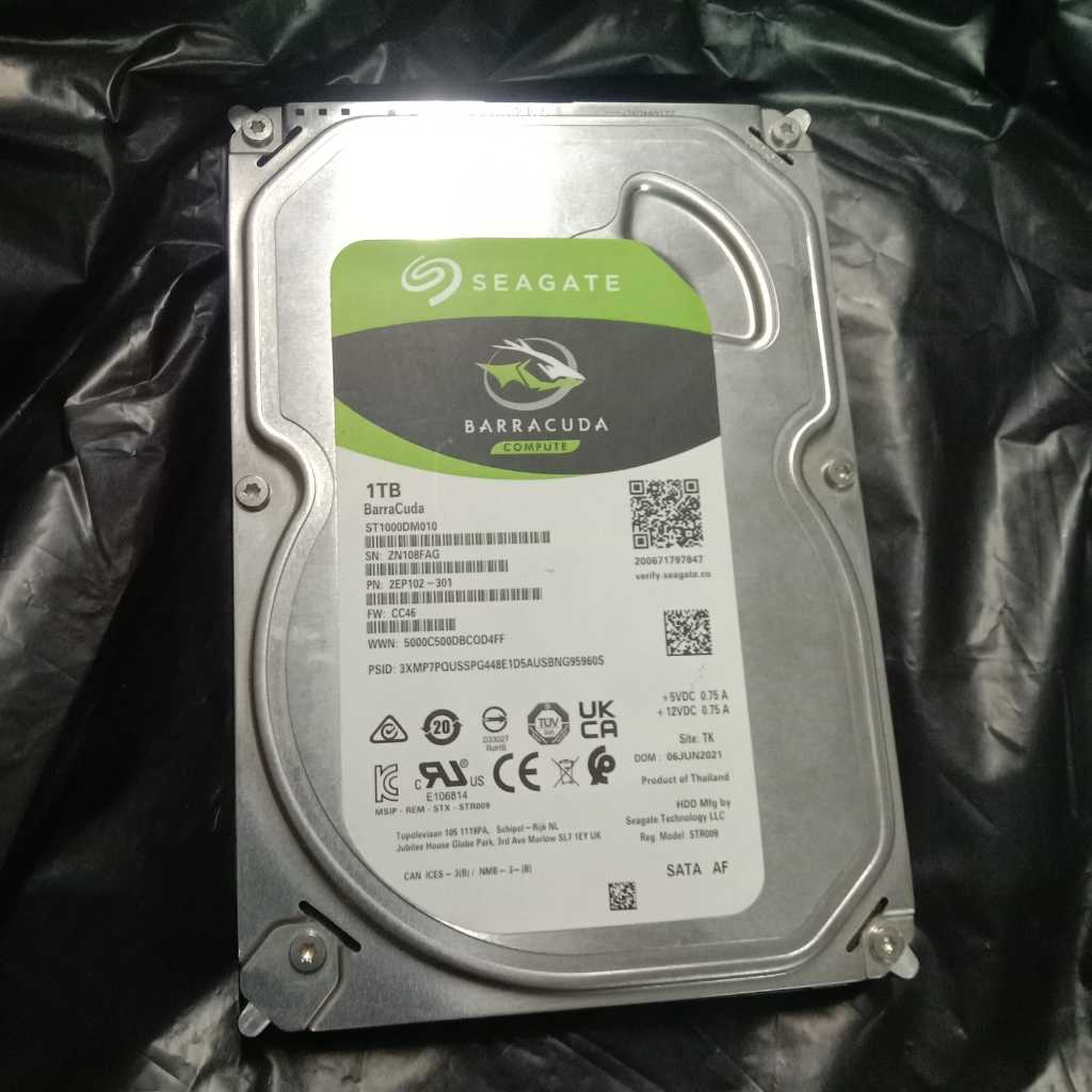 Harddisk Seagate 1 TB Barracuda / HDD Hard Disk Seagate 1TB Barracuda