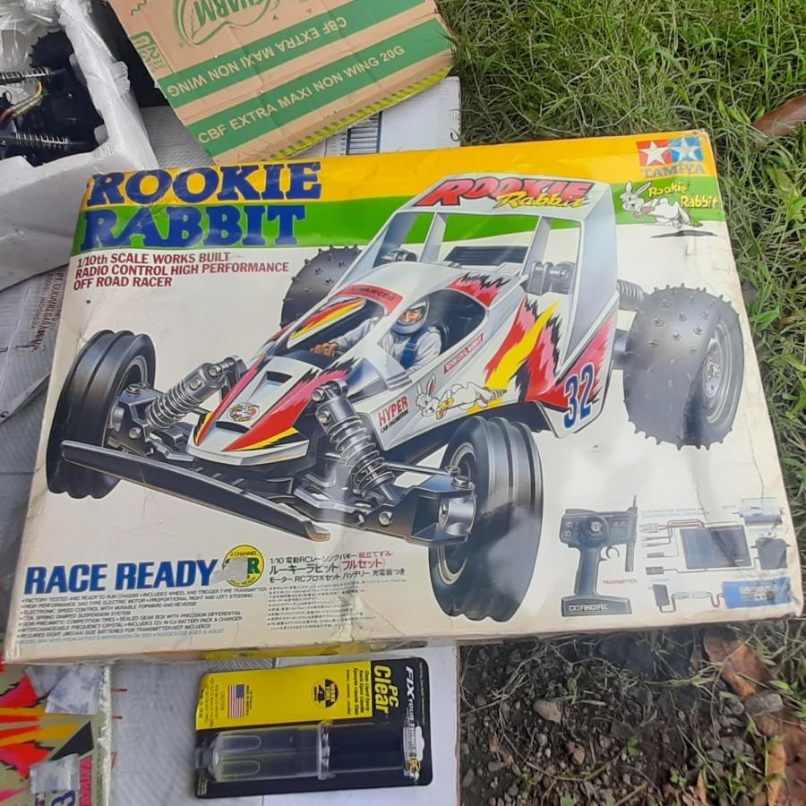 RC TAMIYA ROOKIE RABBIT 1991 (RC RTR pertama produksi tamiya).