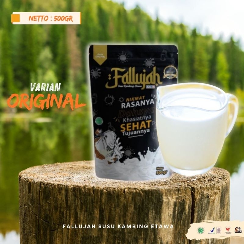 

Susu Kambing Etawa Fallujah Rasa Original (500 gram)