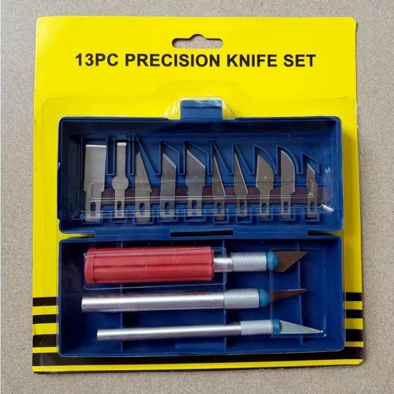

Pisau Kerajinan Ukir Seni Grafir Multifungsi 13in1 Craft Art Tool Set