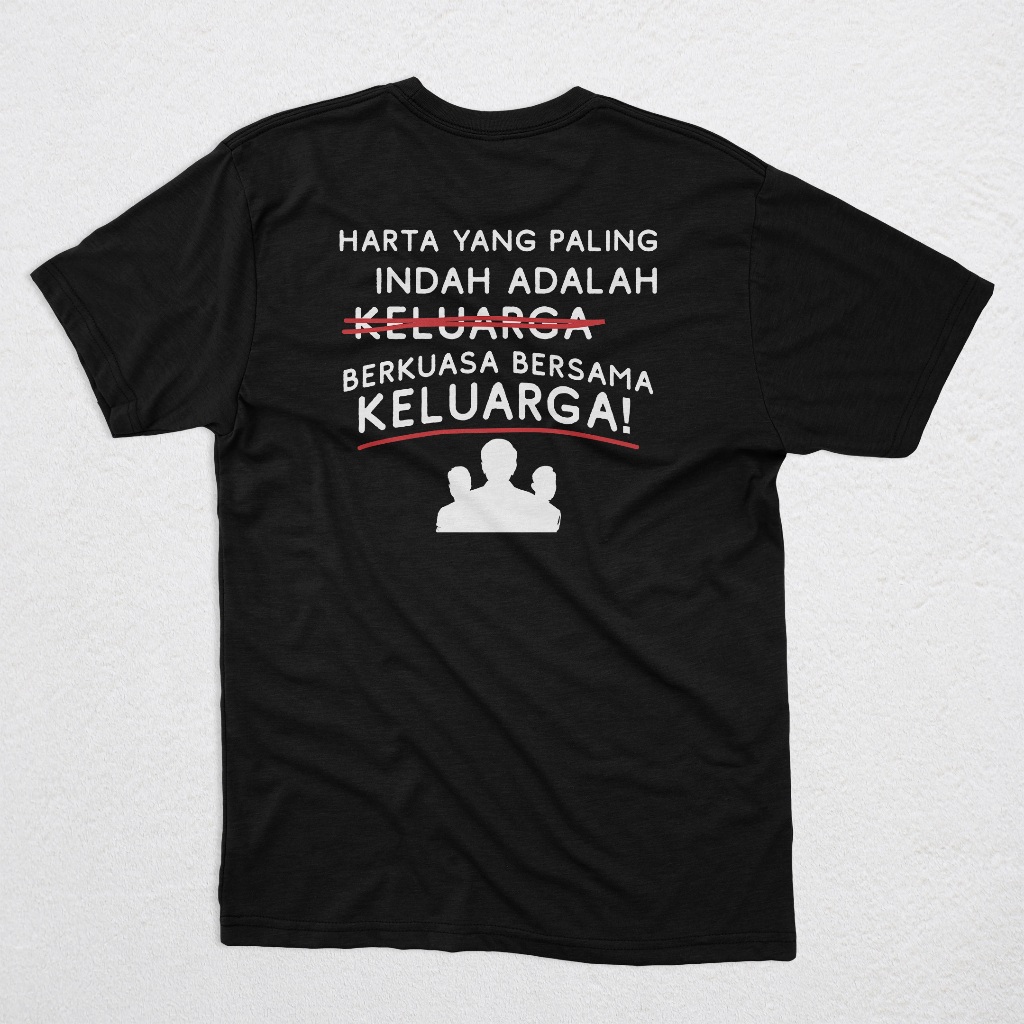 ORBSCO T-Shirt Kaos Distro Keluarga Unisex Pria dan Wanita baju combed