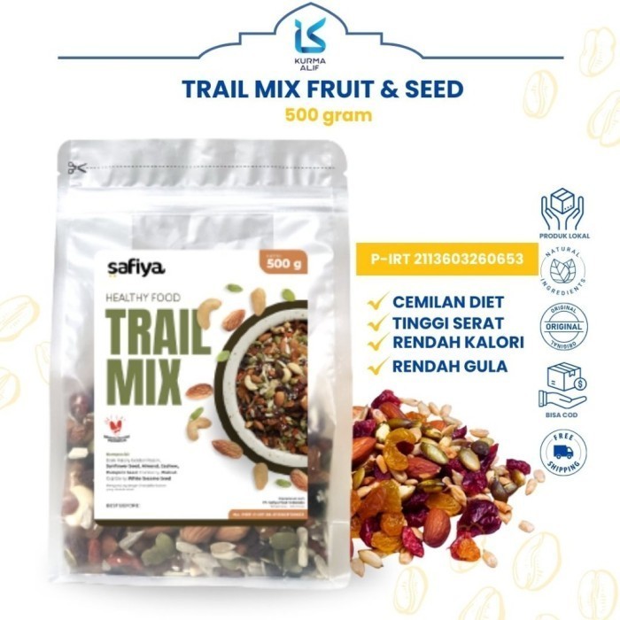 

Trail Mix Original 250 Gram Dried Fruit Roasted