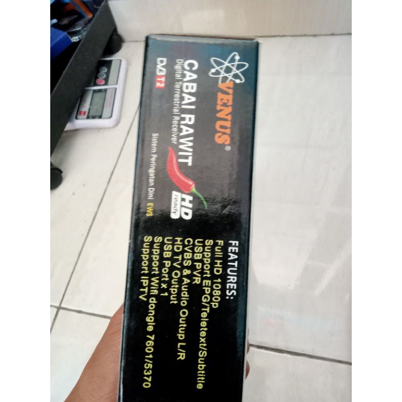 Venus Cabe Rawit Set  Top Box TV Digital DVBT2 DVB T2 Venus Cabai Rawit