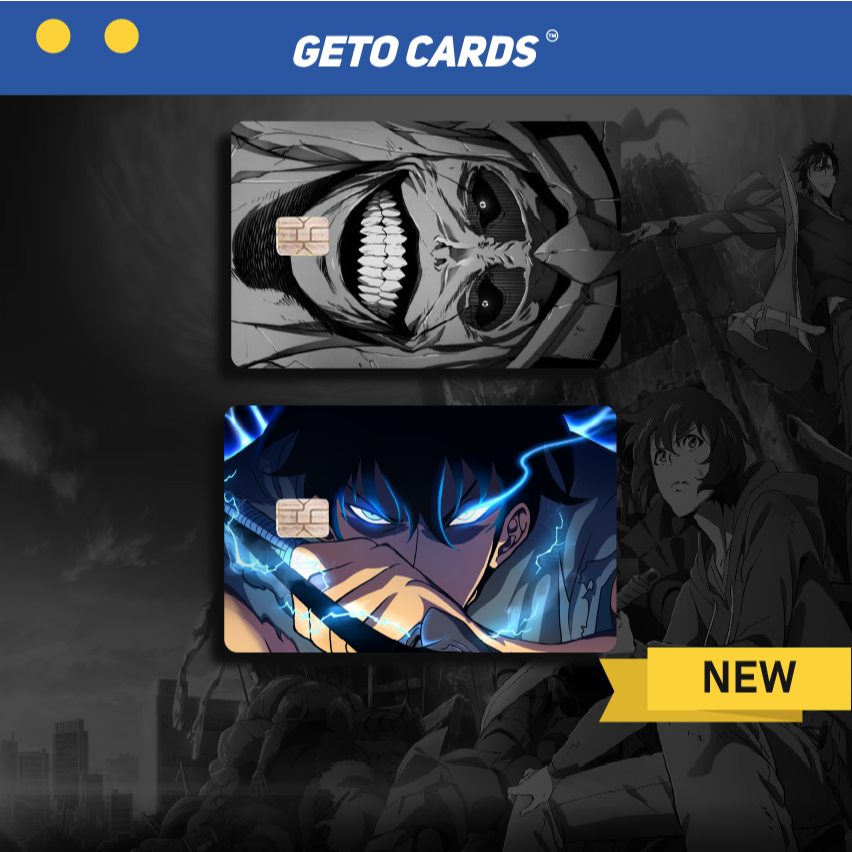 

Stiker Sticker Skin Kartu Atm Solo Leveling Special Hologram | GETO CARDS