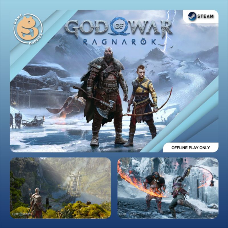 God Of War Ragnarok Deluxe Edition Steam ( Offline / Own Account ) Game PC Original