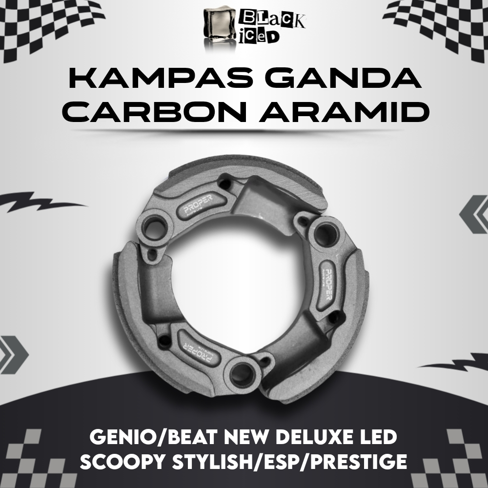 KAMPAS GANDA PROPER RACING LINE MOTOR MATIC GENIO NEW BEAT DELUXE LED SCOOPY STYLISH PRESTIGE NEW BE