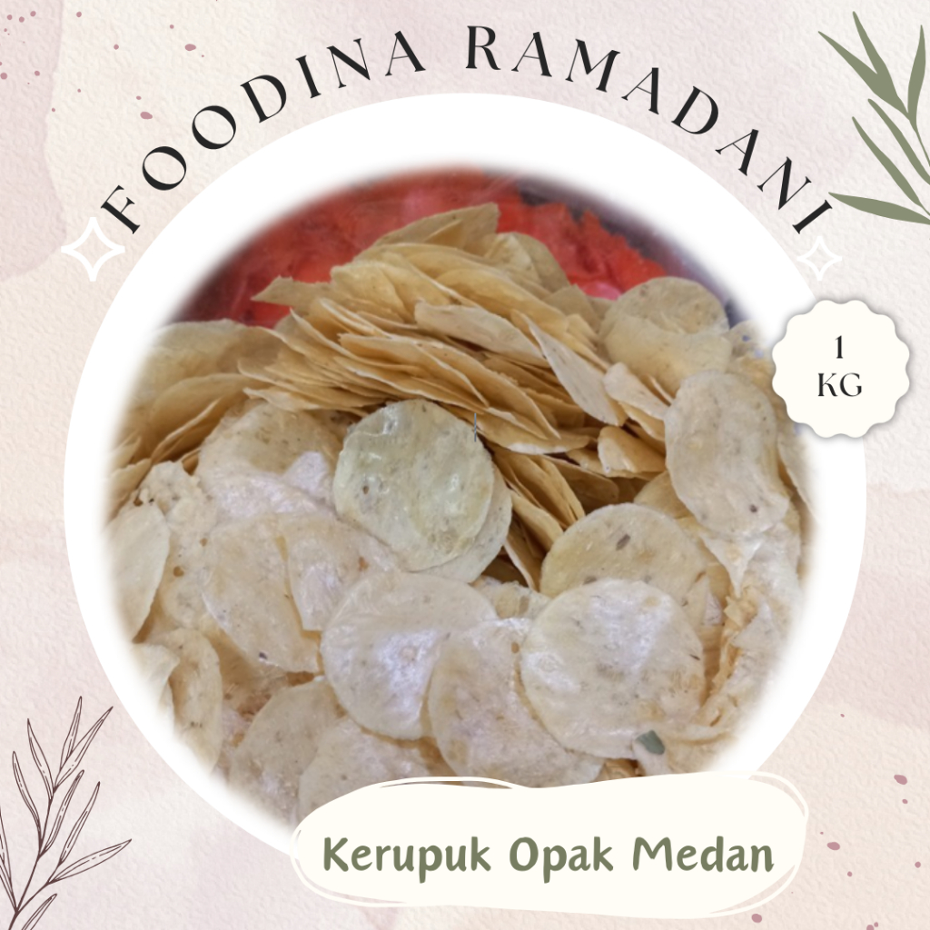 

KERUPUK OPAK Medan Mentah - Raw Crackers [ 1.000gr ] Harga Per KG