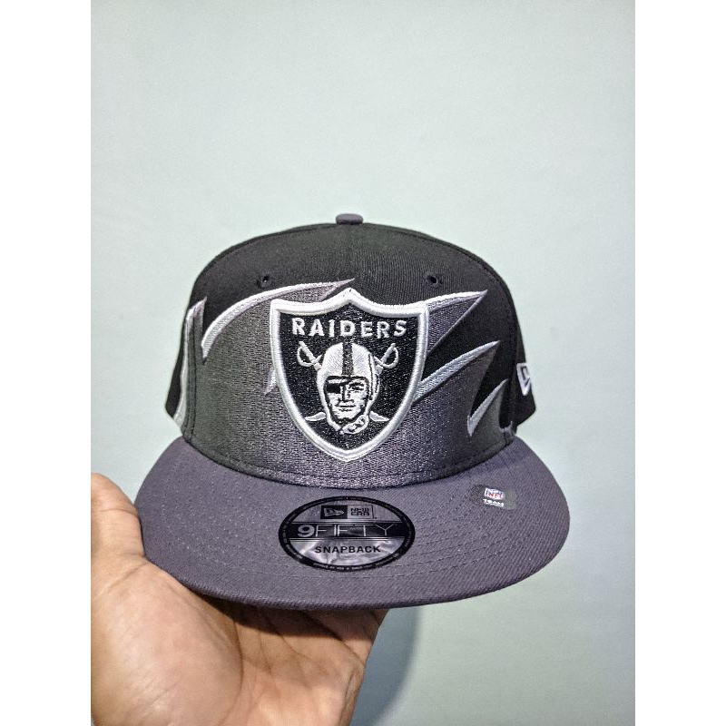 Topi oakland RAIDERS shark tooth by new era original 100%
