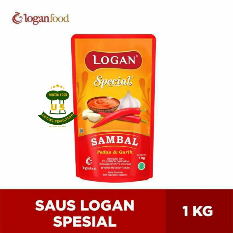 

Saus Sambal Special Lombok Gandaria Pouch 1kg Saus lombok Logan 1kg Pouch Lombok Gandaria saos sambel logan gandaria Saos lombok saus sambal