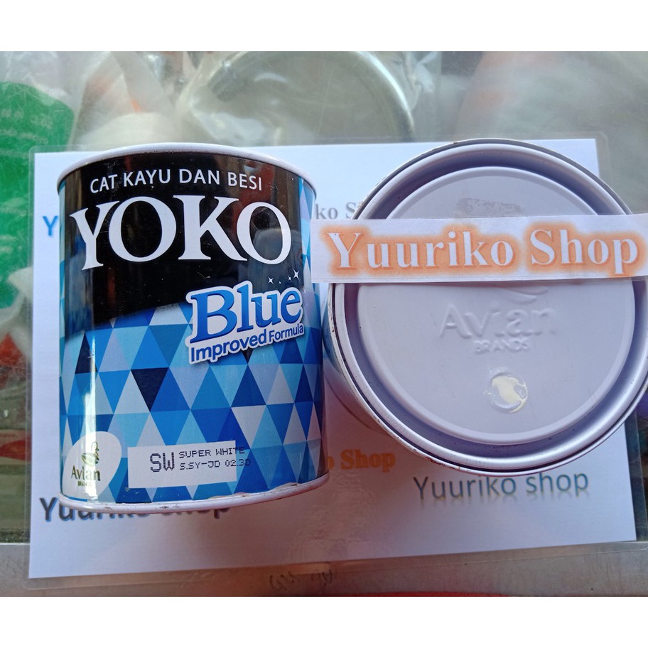 

BARU RESTOK Cat Kayu dan Besi Yoko dari Avian Brands cat minyak 7 Liter putih dan hitam