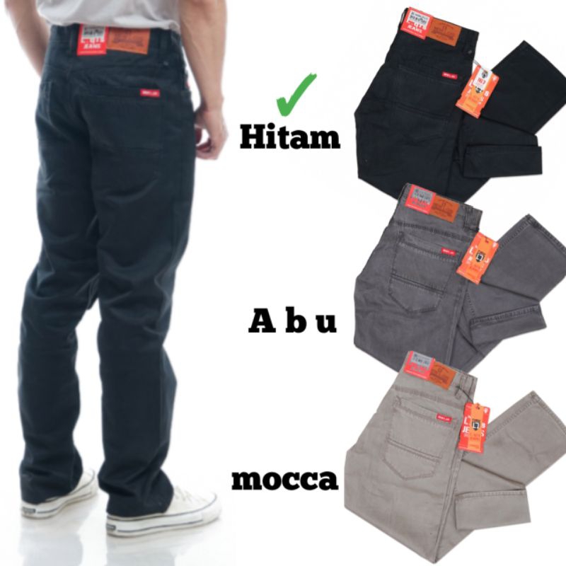 celana panjang kanvas pria kualitas cardinal( NEW L-QIS ) standart reguler