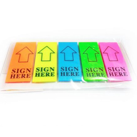 

BERKAH Post it Sign Here Pronto 1 set