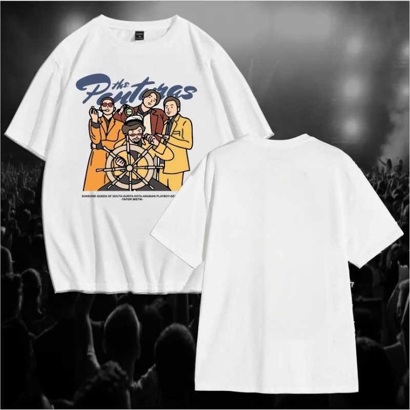 kaos pendek band THE PANTURAS terbaru model terbaru distro original - kaos pendek THE PANTURAS origi