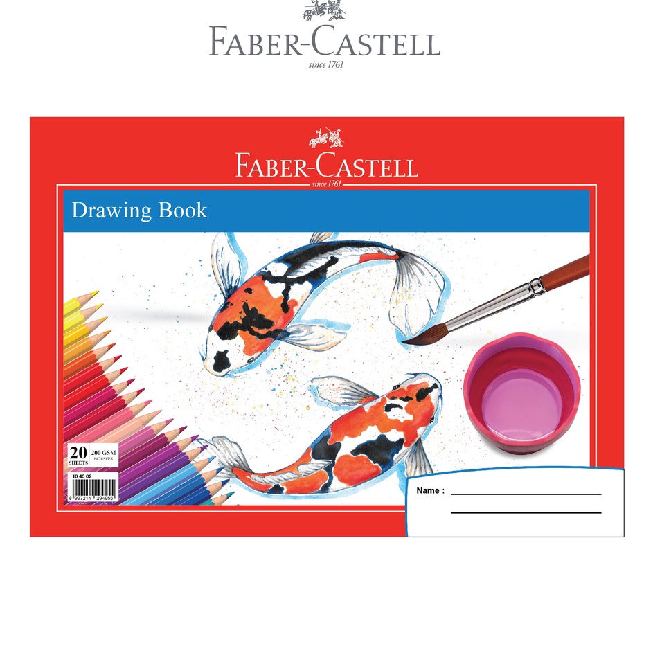 

STOK SEDIKIT FaberCastell Drawing Book buku gambar A4
