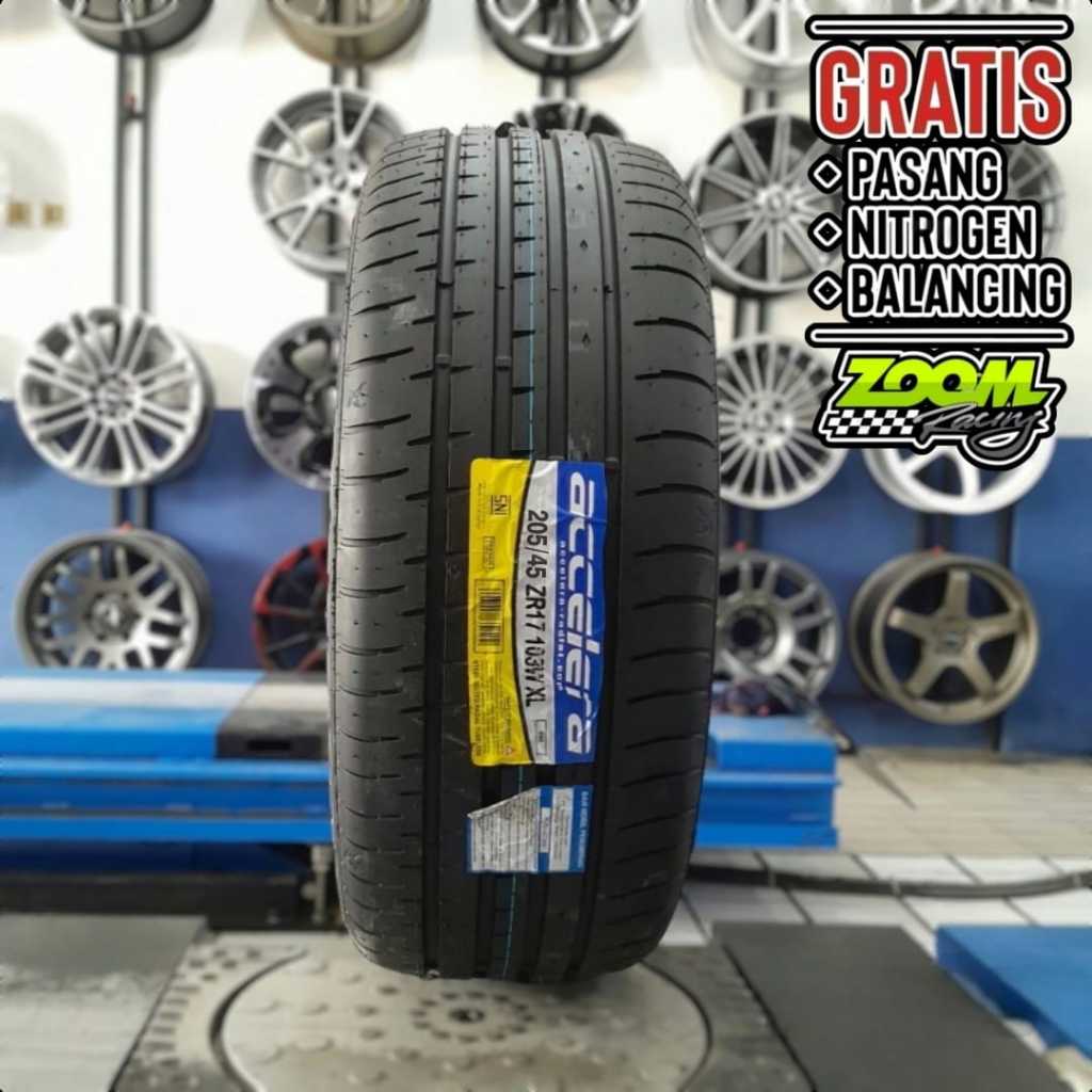Ban Mobil Yaris, Avanza, Mobilio, Xenia Ring 17 Merk ACCELERA PHI-R 205/45 R17