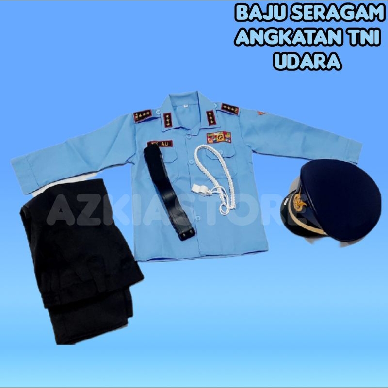 Baju Seragam TNI AU Anak Laki Laki Lengkap/Baju Seragam TNI AU Anak Perempuan/Seragam Baju TNI AU co