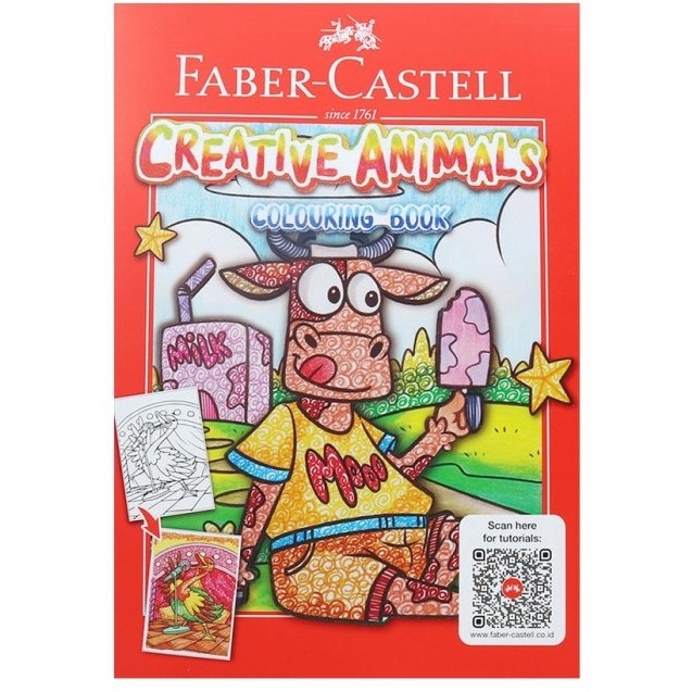 

CUCIGUDANG BUKU MEWARNAI COLOURING BOOK FABER CASTELL CREATIVE