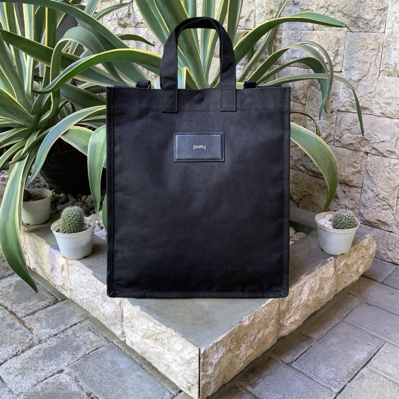 JUUN J 2WAY TOTE BAG BLACK