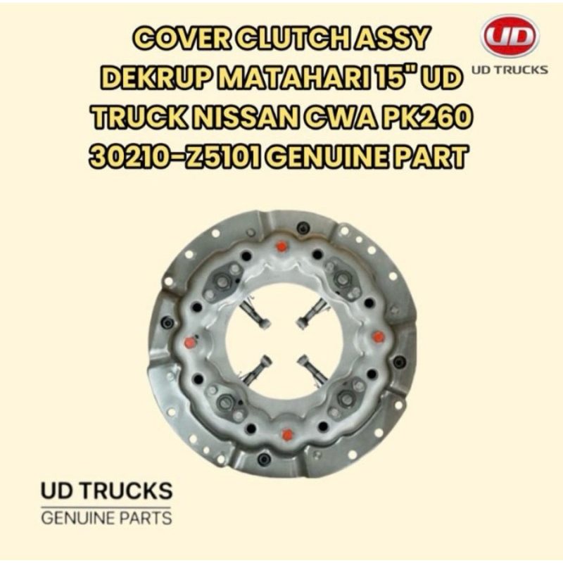 COVER CLUTCH ASSY DEKRUP 30210-Z5101 MATAHARI UD NISSAN CWA PK260 ORI