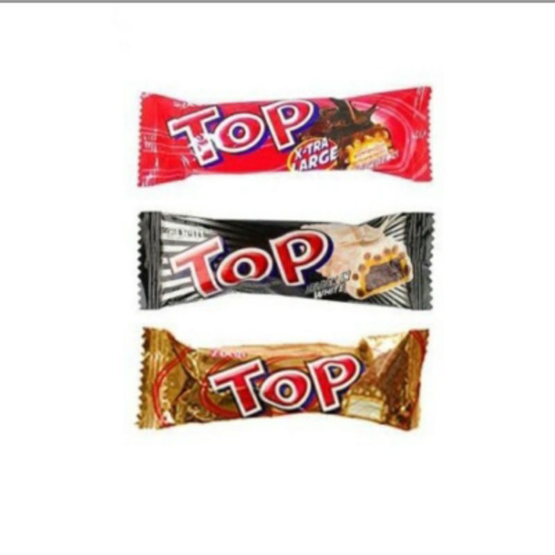 

Top Wafer 1 pack isi 24 pcs sachet Cokelat Black Strabery