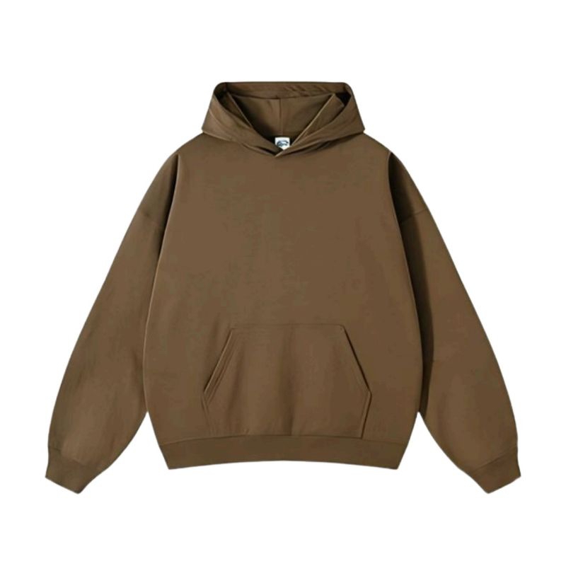 GSTRGHASTOER | Hoodie Boxy Polos Brown