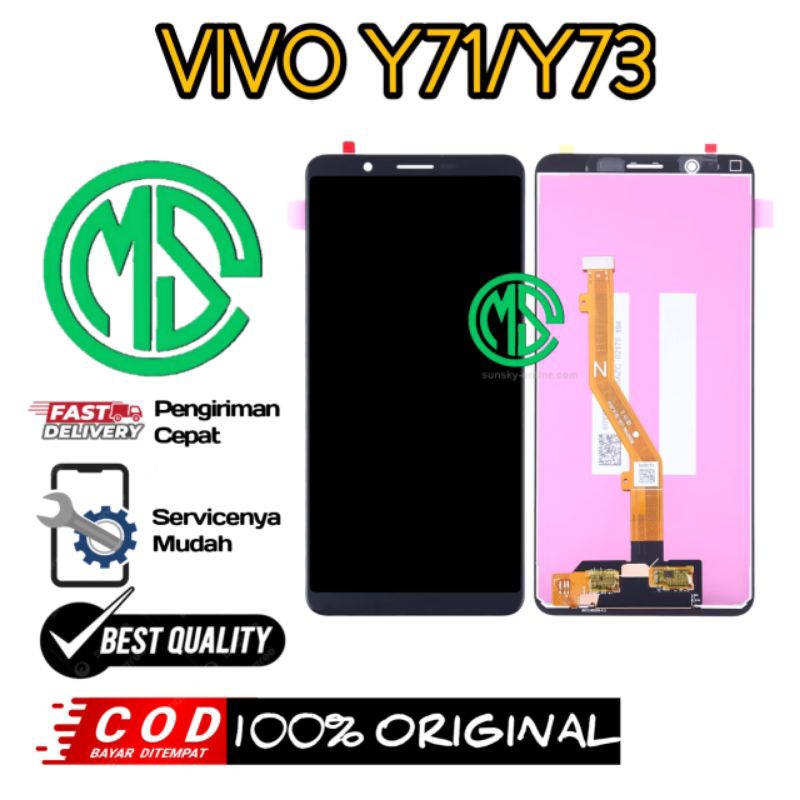 LCD Vivo Y71/Y73 Fullset Touchscreen original asli 100%