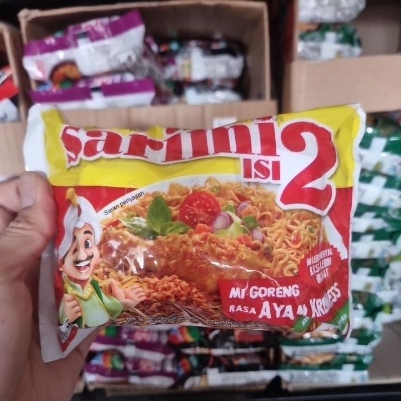 

Mie Sarimi isi 2 Ayam Kremess Goreng 1 pcs