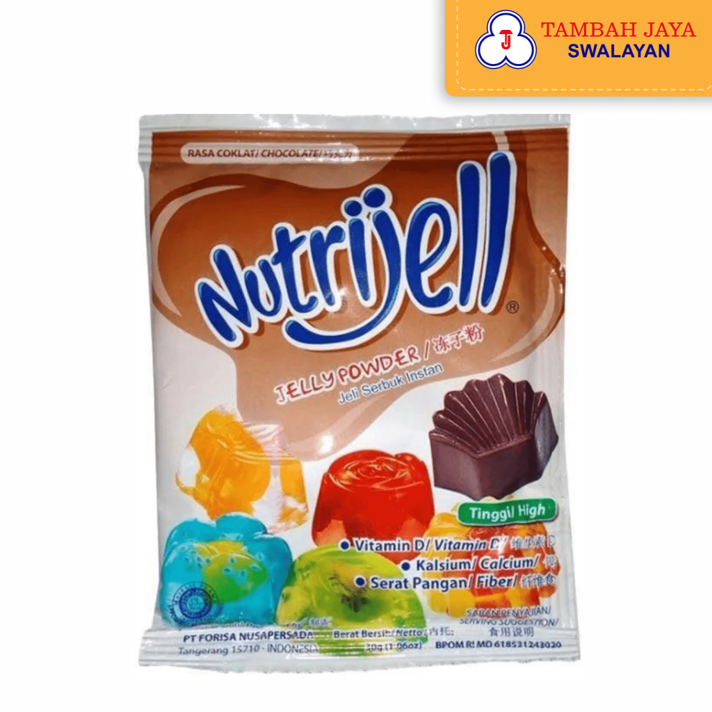 

Nutrijell Jelly Serbuk Powder Instan Rasa Coklat/Chocolate 30g high