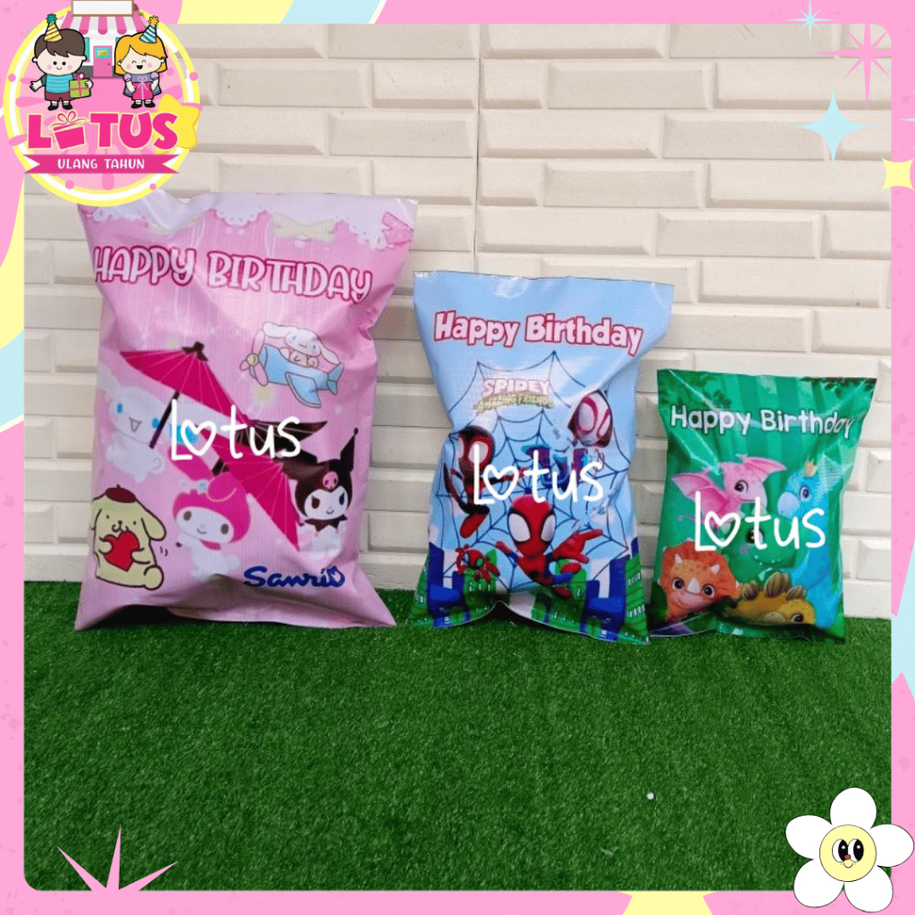 Paket Snack Pouch / Snack Ulang Tahun / Snack Pouch