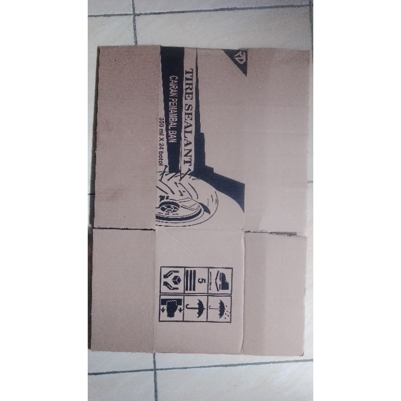 

kardus cairan ban 350ml isi 24 botol