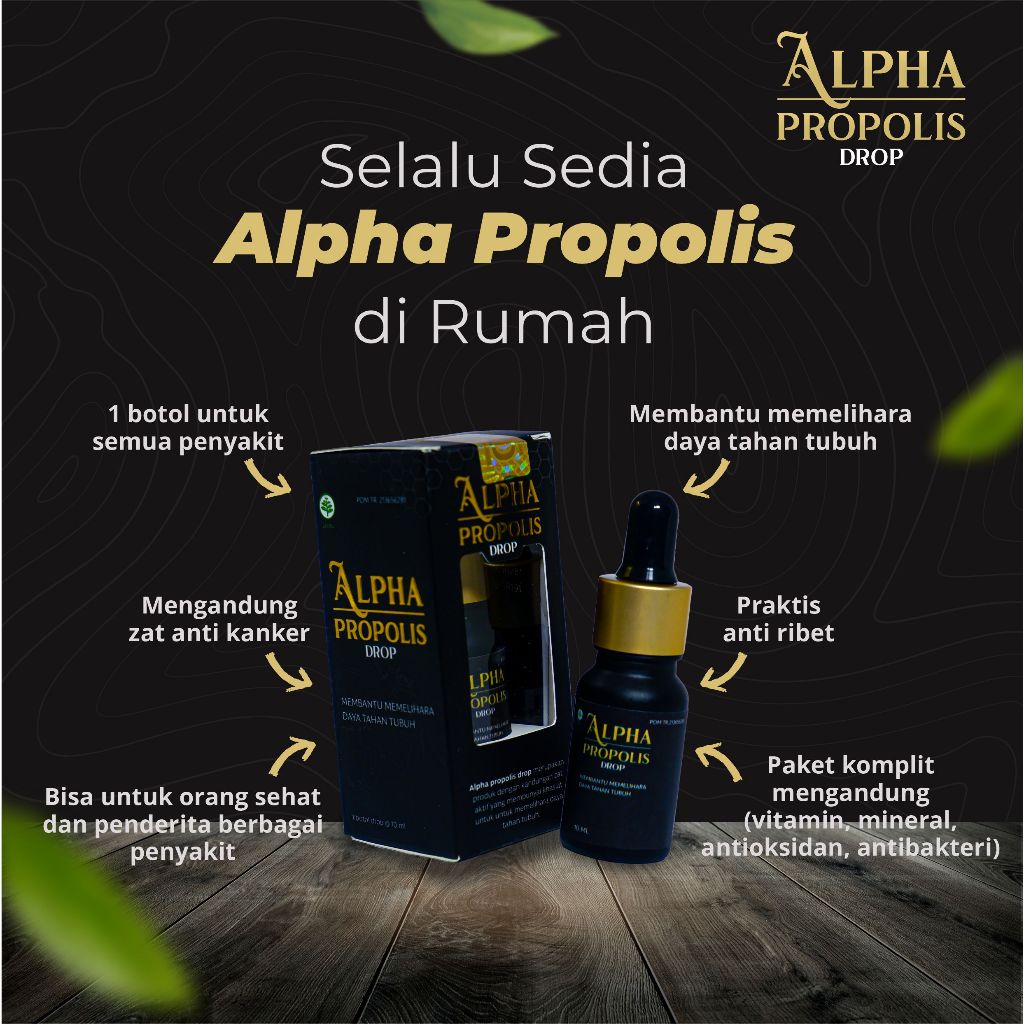 

JAMU TETES ALPHA PROPOLIS DROP
