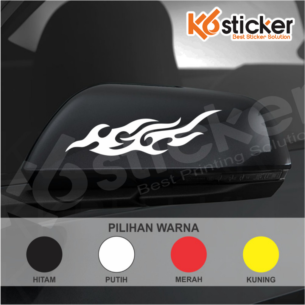 Stiker Spion Mobil Api Fire Stiker Cutting Sticker Mobil Stiker Motor