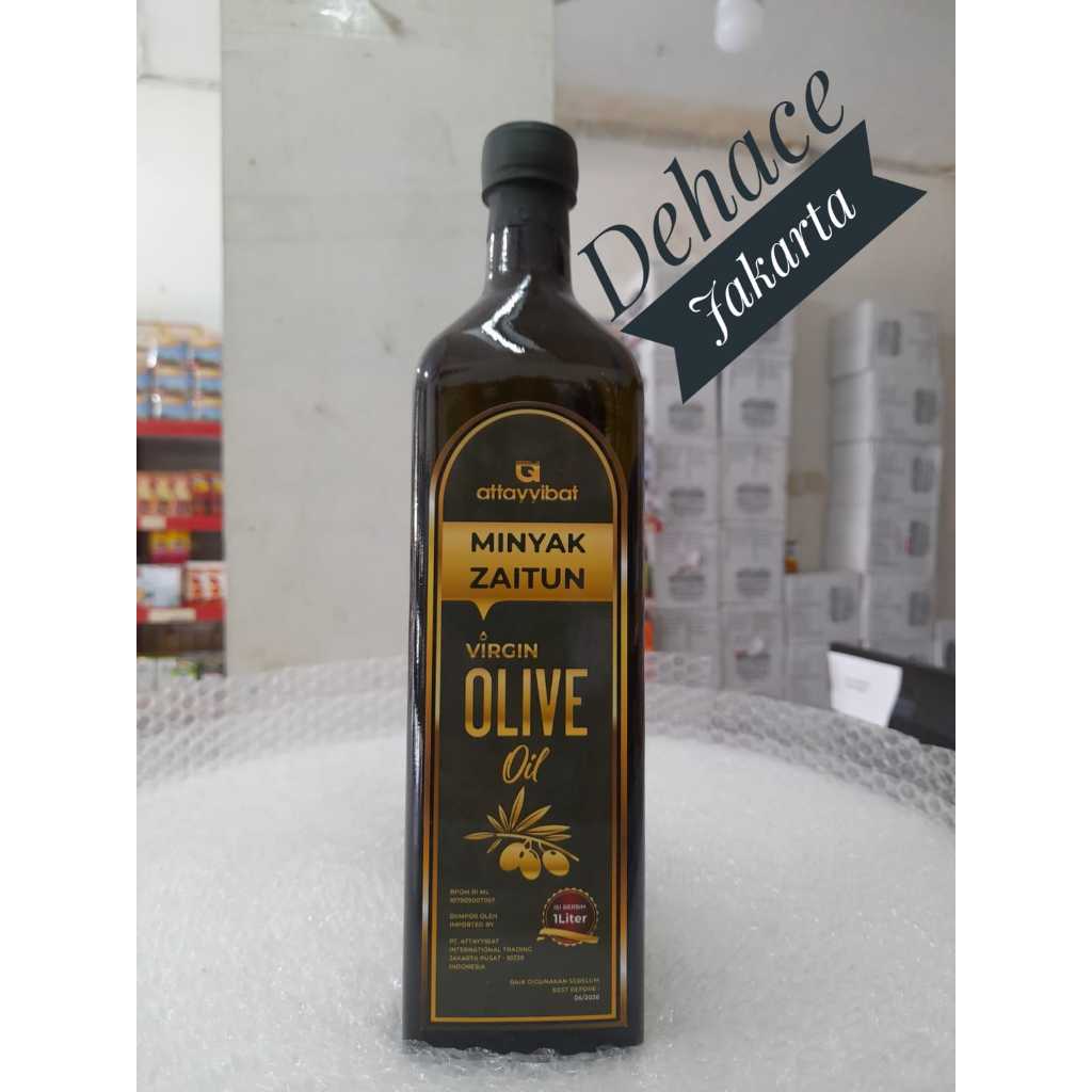 

Minyak Zaitun Extra Virgin Olive Oil 1000 ml | attayyibat 1 Liter