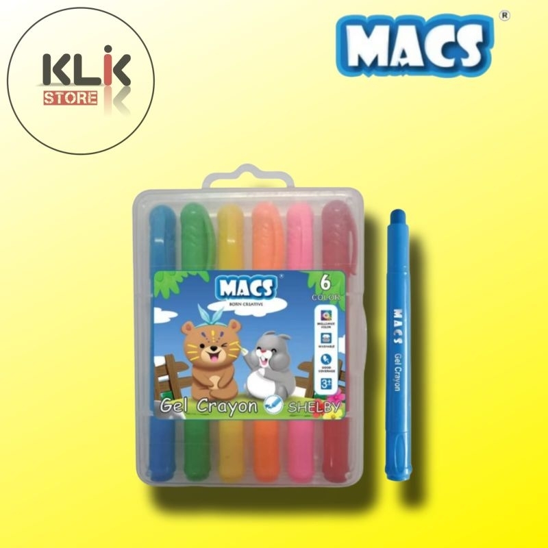 

Gel Crayon MACS - Set 6