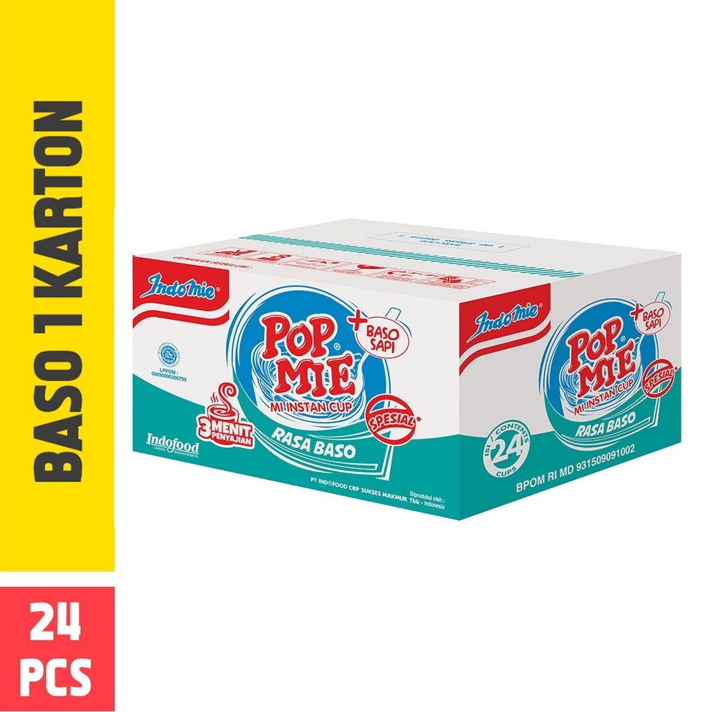 

1 Dus - Pop mie rasa baso isi 24 pcs