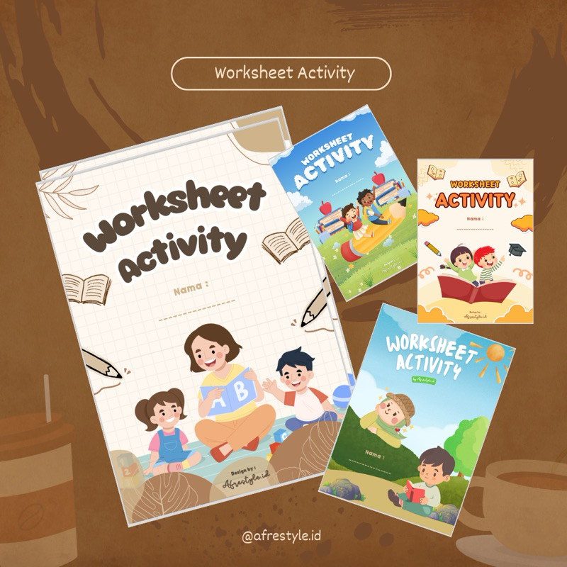 Worksheet Activity Anak Usia 2-7 tahun