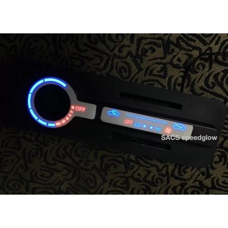 panel ac custom real indiglow toyota soluna
