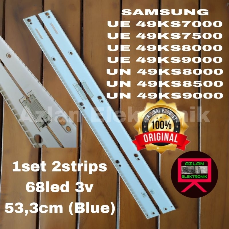 BACKLIGHT LED TV SAMSUNG 49" UE 49KS7000 49KS8000 LAMPU BL BLUE LED