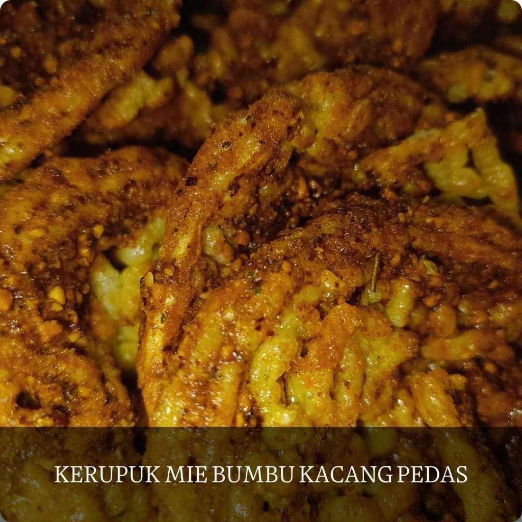 

KERUPUK MIE BUMBU KACANG PEDAS 250gr