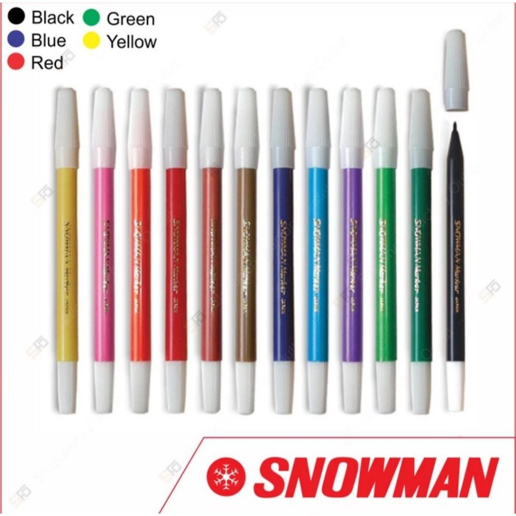 

Spidol Snowman Kecil varian warna satuan / 1 Pcs - Hijau