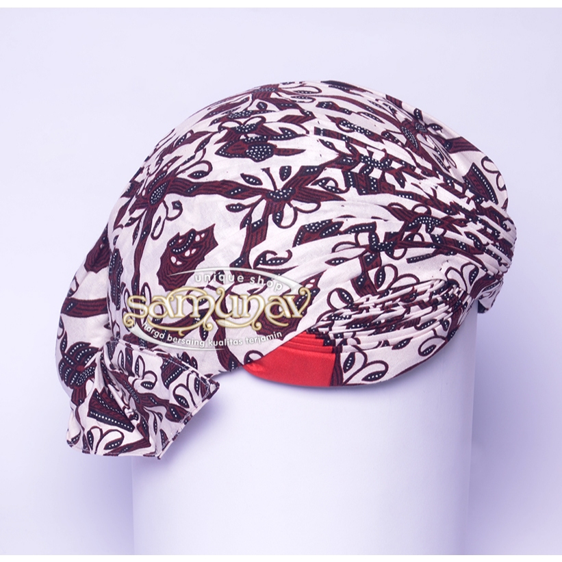 Blangkon Jawa Gaya Jogja Mataram Motif Sidomukti